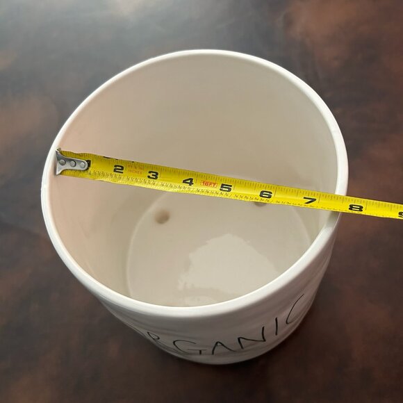 New Rae Dunn Footed Artisan Collection by Magenta “Organic" Large Flower Planter - Picture 6 of 7